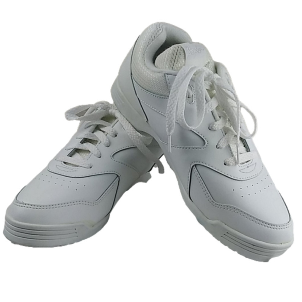 Penny Lane White Faux Leather Mesh Upper Almond Toe Lace Up Low Top Sneaker - Picture 13 of 13